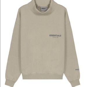 Fear of god essential x Ssense mock neck sweatshirt